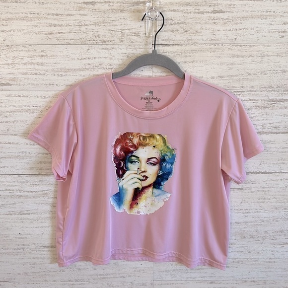 Marilyn Monroe Dri Fit Crop Top | SIZE M - Picture 1 of 4